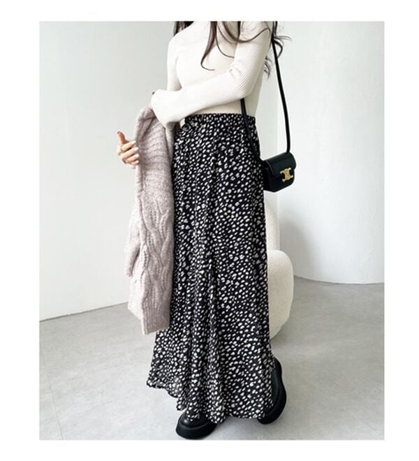 GeeRA（ジーラ）の「切替フレアーロングスカート（ロングスカート）」｜詳細画像