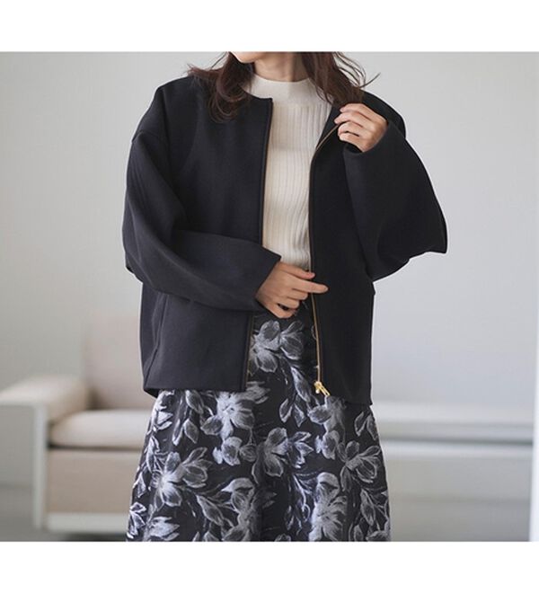 はなびリバーシブル　ニットスーツ他1点 伸びるスーツ／スリーピース／ウォッシャブル／ストレッチ／3つボタン