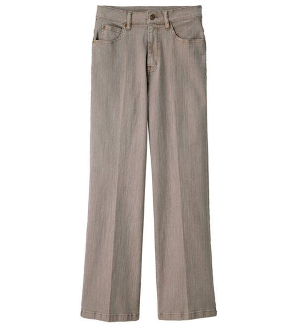 RANAN（ラナン）の「きれい見えストレッチワイドデニム（フルレングスパンツ）」｜詳細画像