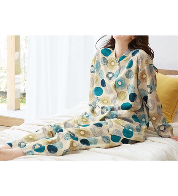 LAVIENNE（ラヴィエンヌ）の「綿入りキルトパジャマ（パジャマ・ルームウェア）」｜詳細画像