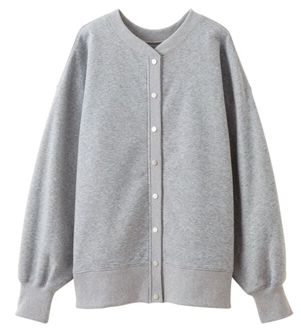 GeeRA（ジーラ）の「前後２ＷＡＹ裏起毛スウェットカーデ（その他カーディガン）」｜詳細画像