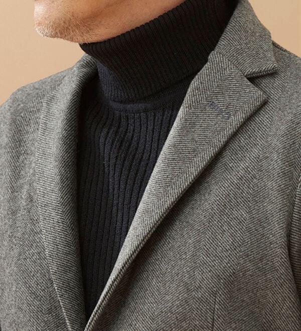 「ツイード調ストレッチセットアップ（ビジネススーツ）」｜詳細画像