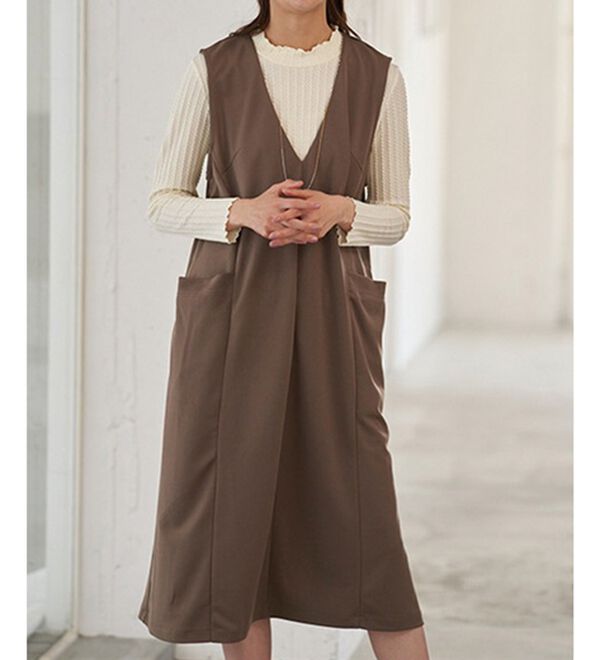 BELLUNA（ベルーナ）の「フリル衿ジャカードプルオーバー（カットソー）」｜詳細画像