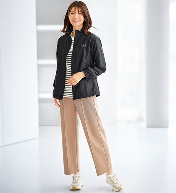 BELLUNA（ベルーナ）の「＜ＥＬＬＥ　Ａｃｔｉｖｅ＞防風&times;はっ水裏フリースブルゾン（ブルゾン）」｜詳細画像