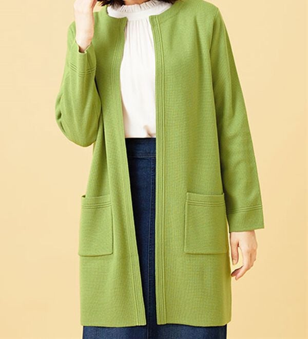 BELLUNA（ベルーナ）の「嬉しい機能付！ミラノリブカーディガン（ニットカーディガン）」｜詳細画像