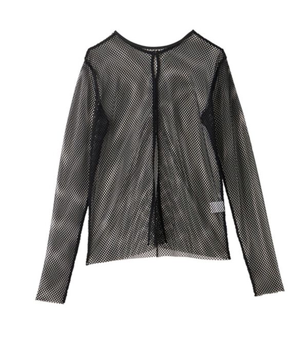 GeeRA（ジーラ）の「２ｗａｙメッシュカーディガン（ニットカーディガン）」｜詳細画像