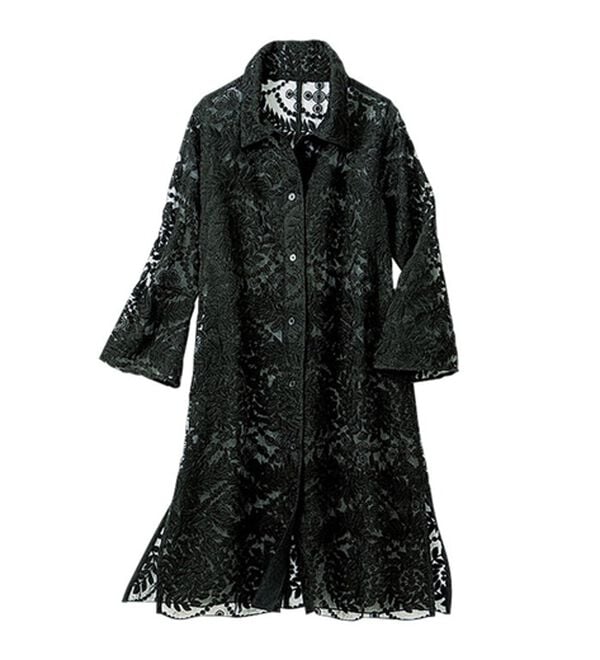 VINNO（ヴィノ）の「サークル刺しゅうジャケットアンサンブル（その他ジャケット）」｜詳細画像