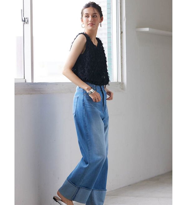 RANAN（ラナン）の「カットジャカードブラウス（ブラウス）」｜詳細画像