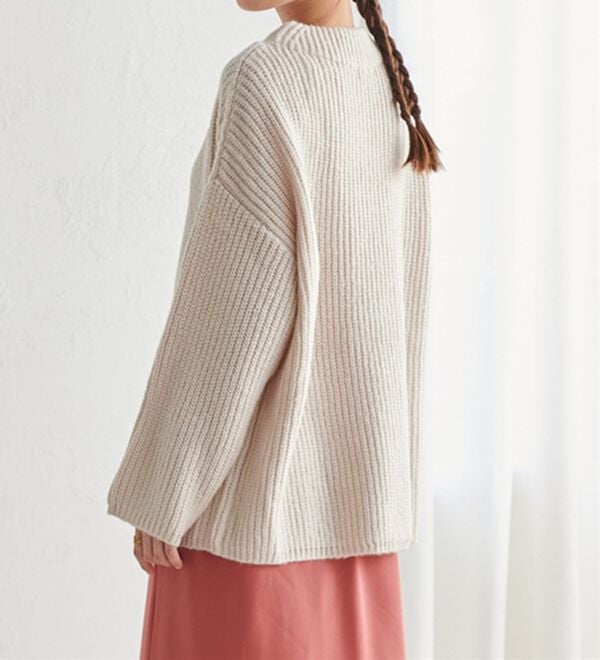 RANAN（ラナン）の「ふんわり！あぜ編ニットプルオーバー（ニット・セーター）」｜詳細画像