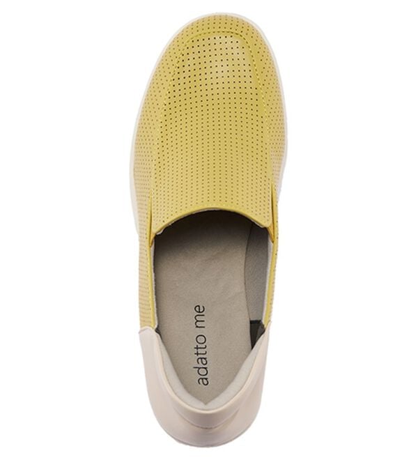 ルフラン（ルフラン）の「４Ｅ美脚見せ異素材使いスリッポンシューズ（スリッポン）」｜詳細画像