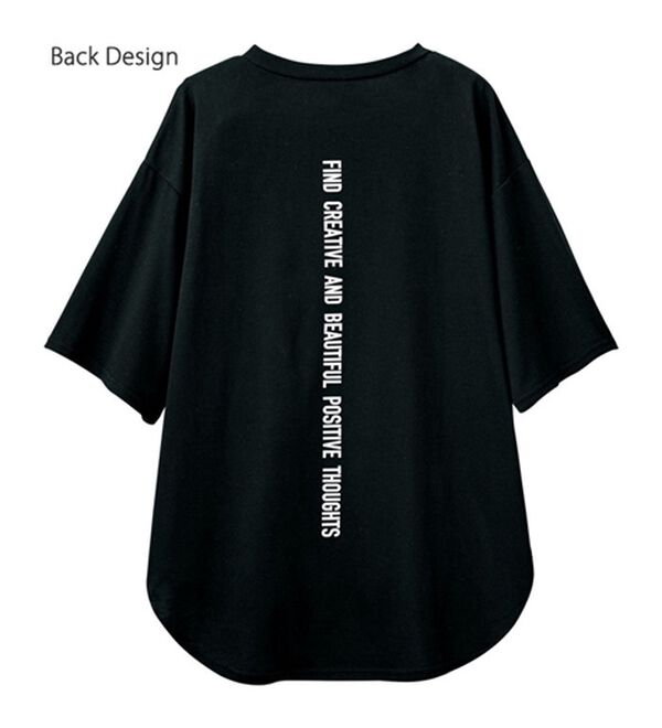 GeeRA（ジーラ）の「プリントチュニックＴシャツ（カットソー）」｜詳細画像