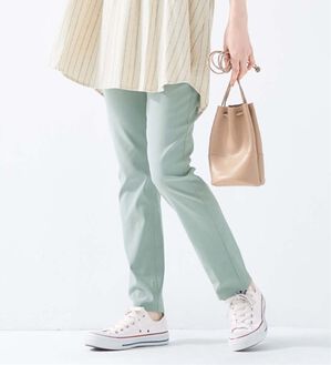 Viola e Viola（ヴィオラ エ ヴィオラ）の「すっきり楽ちんチュニックパンツ（フルレングスパンツ）」｜ライトブルー