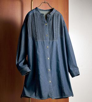 BELLUNA（ベルーナ）の「ラフすぎない、大人のデニムチュニック（チュニック）」｜詳細画像