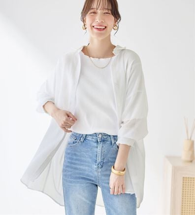 Viola e Viola（ヴィオラ エ ヴィオラ）の「シアーゆったりシャツ（シャツ）」