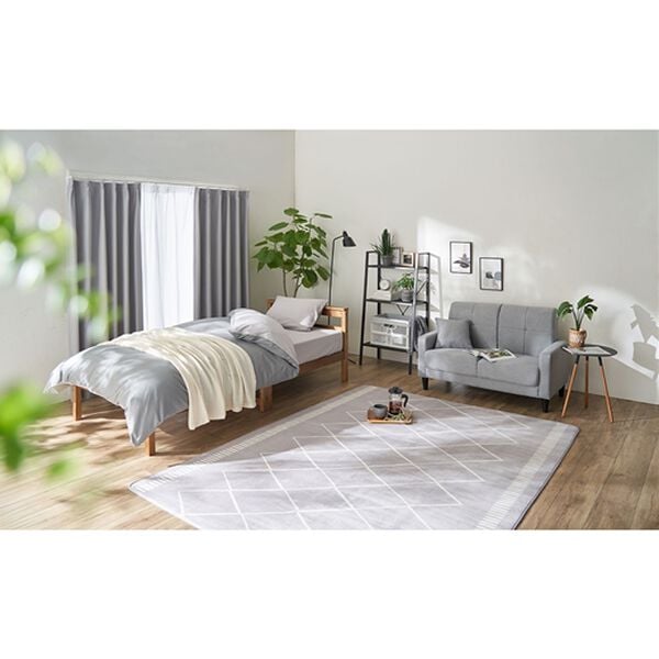 iellio（イエリオ）の「防ダニカラフルリバーシブル布団カバーリング＜掛布団カバー・ボックスシーツ・枕カバー・オールシーズン＞（敷布団カバー・シーツ）」｜詳細画像