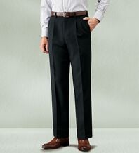 「裾上げ済ウエストストレッチスラックス　ツータック（メンズスラックス）」