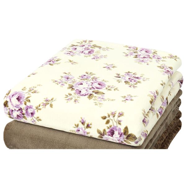 「椿オイル加工のふんわりやわらか毛布（毛布・ブランケット）」｜フラワー