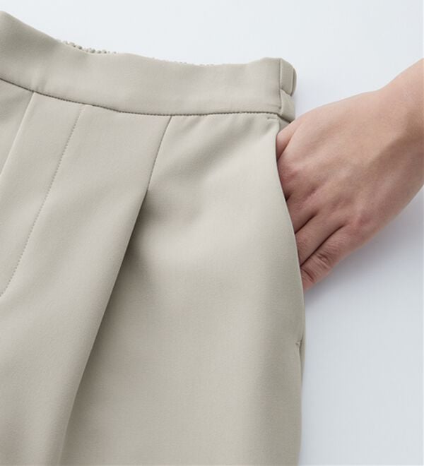 RANAN（ラナン）の「ノーカラーペプラムパンツスーツ（パンツスーツ）」｜詳細画像