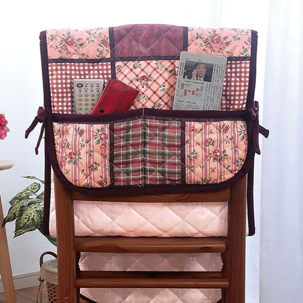 「キルトチェアカバー２枚組（チェアカバー・チェアパッド）」｜詳細画像