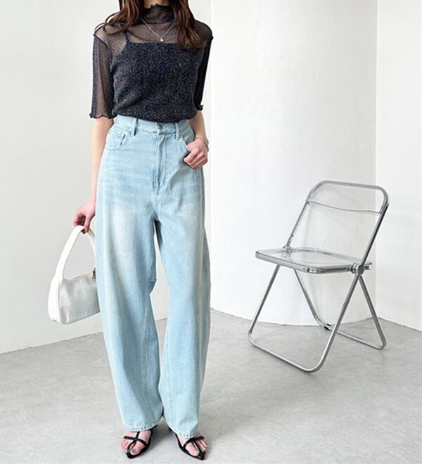 GeeRA（ジーラ）の「美脚魅せカーブデニム（フルレングスパンツ）」｜詳細画像