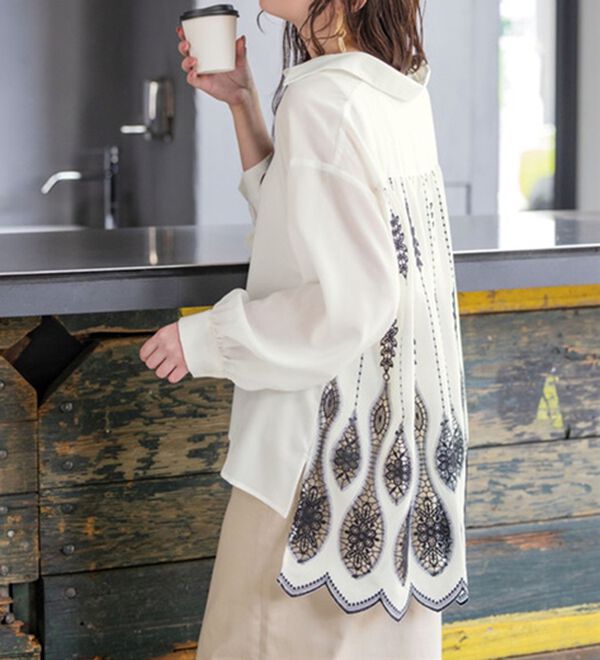 バックレースチュニックブラウス - ベルーナ【公式】