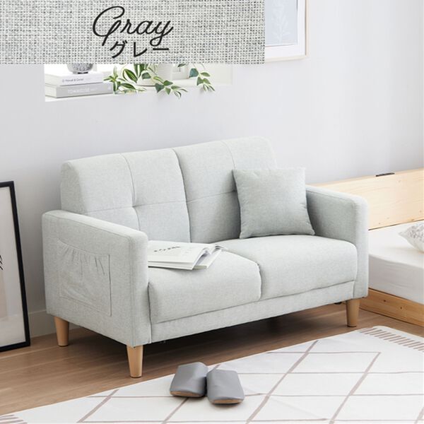 iellio（イエリオ）の「２人掛コンパクトソファ　ＭＩＮＩ３（ソファ）」｜詳細画像