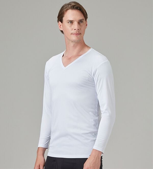 「【３枚組】＜フィラ＞ホットテック　柔らか裏起毛インナー（メンズ肌着・インナーウェア）」｜詳細画像