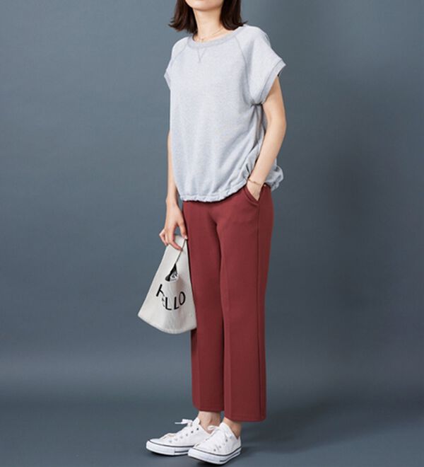 BELLUNA（ベルーナ）の「ラメ入り裏毛素材プルオーバー（カットソー）」｜詳細画像