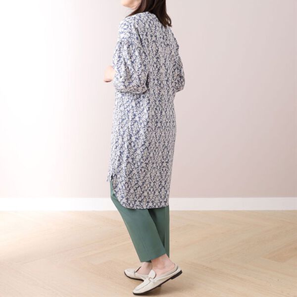 BELLUNA（ベルーナ）の「綿レーヨンスラブ素材プリントワンピース（プリントワンピース）」｜詳細画像