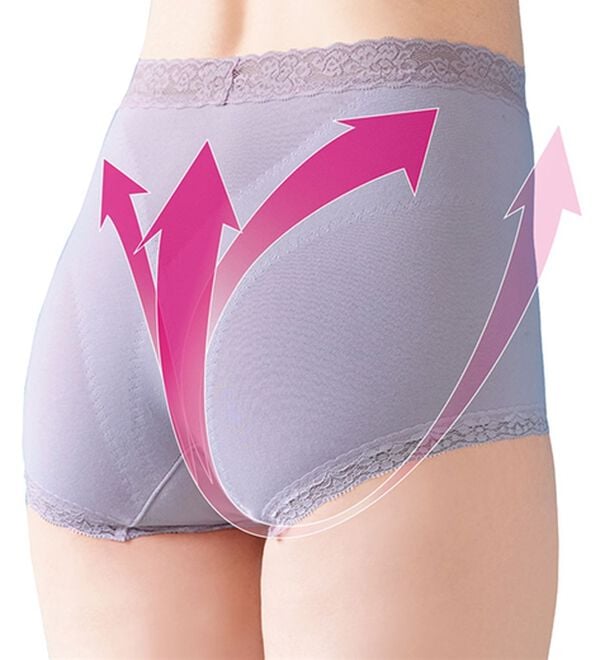「【２色組】クロスで引きあげ骨盤底筋ショーツ（ショーツ）」｜詳細画像