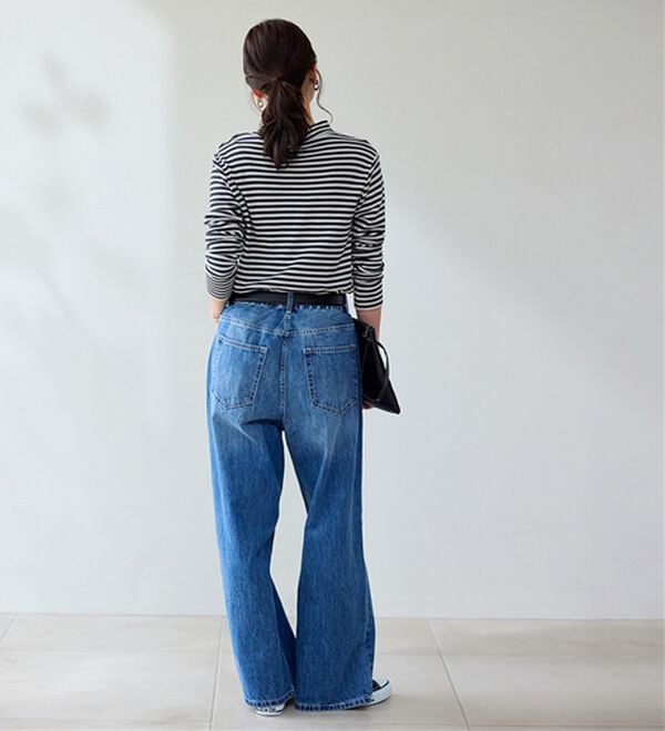 BELLUNA（ベルーナ）の「【選べる衿】肌に優しい綿１００％暖か発熱素材プルオーバー＜ベルホット　コットン＞（カットソー）」｜詳細画像