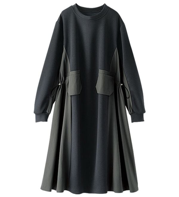 BELLUNA（ベルーナ）の「配色切替ポケットデザインワンピース（その他ワンピース）」｜詳細画像