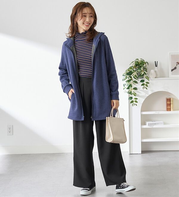 BELLUNA（ベルーナ）の「まるで着る毛布！静電防止付裏ファーブルゾン（その他カーディガン）」｜詳細画像