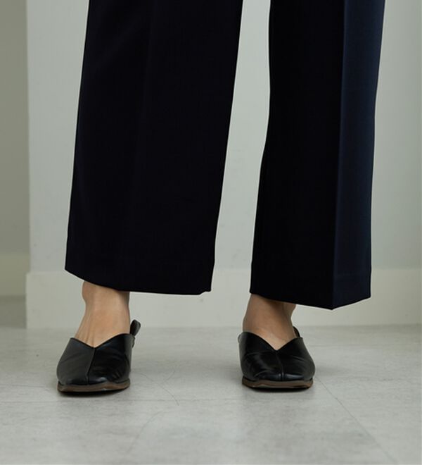 BELLUNA（ベルーナ）の「メランジストレッチ素材ワイドパンツ（ワイドパンツ・ガウチョ）」｜詳細画像