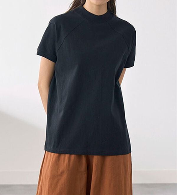 BELLUNA（ベルーナ）の「華奢見せ！しっかり素材コットン１００％Ｔシャツ（カットソー）」｜詳細画像