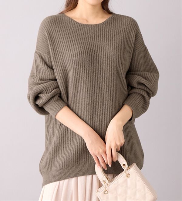 alotta（アロッタ）の「もっちりゆるニットトップス（ニット・セーター）」｜詳細画像