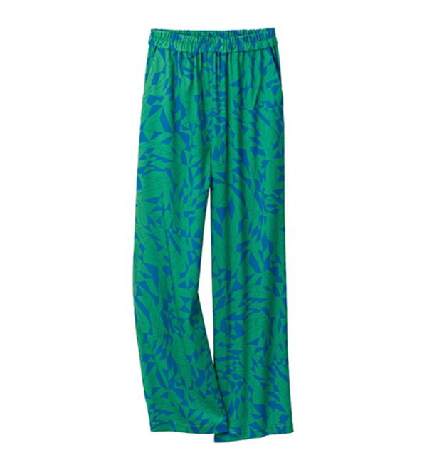 VINNO（ヴィノ）の「ニュアンスプリントイージーワイドパンツ（ワイドパンツ・ガウチョ）」｜詳細画像