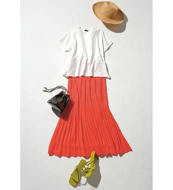 RANAN（ラナン）の「シフォンプリーツマキシスカート（ロングスカート）」｜詳細画像