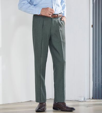 「【４本組】＜コムルヴァン・オム＞紳士のすっきりスラックス（メンズスラックス）」