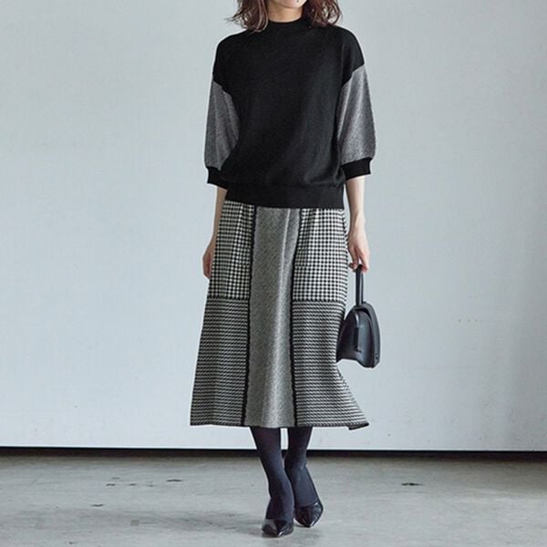 RANAN（ラナン）の「編柄切替ニットセットアップ（ニット・セーター）」｜詳細画像