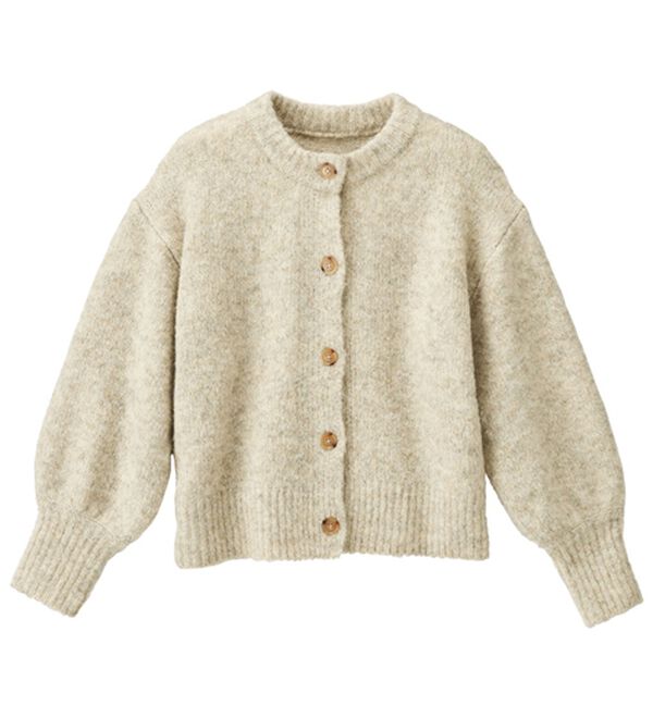 RANAN（ラナン）の「カラーショートカーディガン（ニットカーディガン）」｜詳細画像