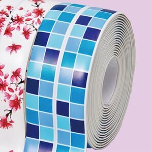 「貼り直しできる水漏れテープ（バス用品）」｜タイル