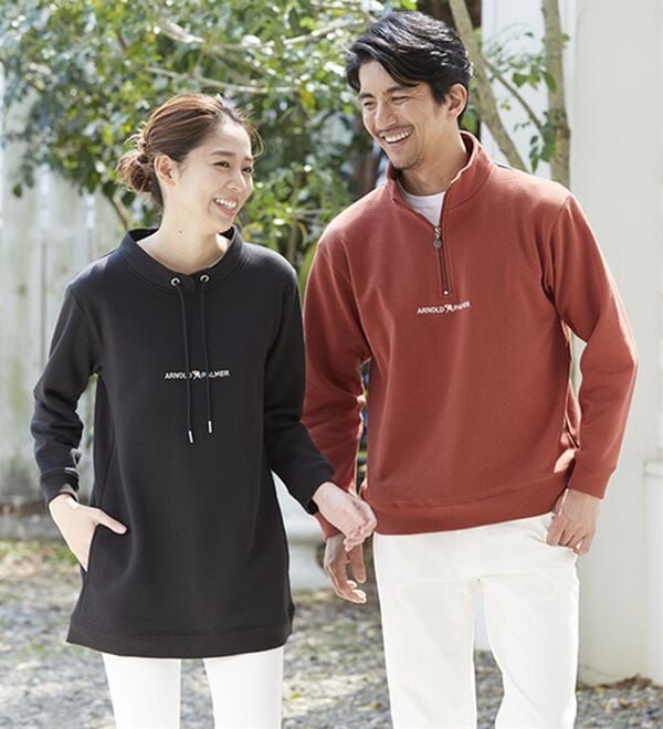 「＜アーノルド　パーマー＞着回し自在！ハーフジップトレーナー（メンズトレーナー）」｜詳細画像