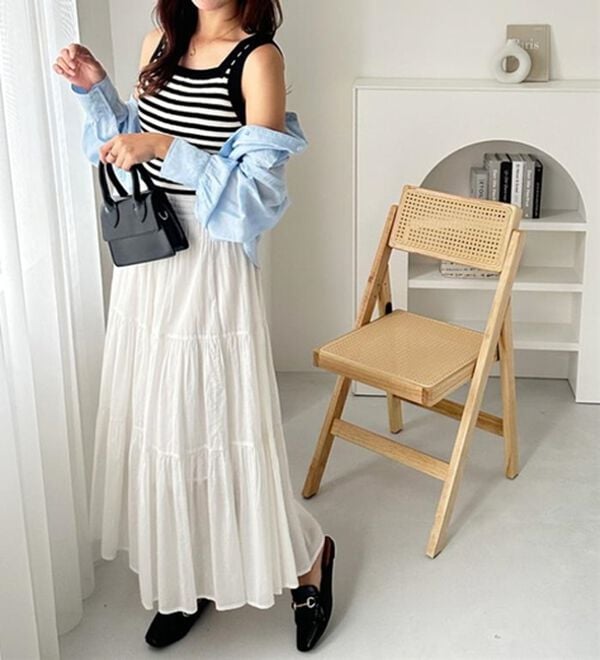 GeeRA（ジーラ）の「２ＷＡＹ配色ニットタンクトップ（ニット・セーター）」｜詳細画像