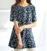BELLUNA（ベルーナ）の「冷感フレアーシルエットチュニック（チュニック）」