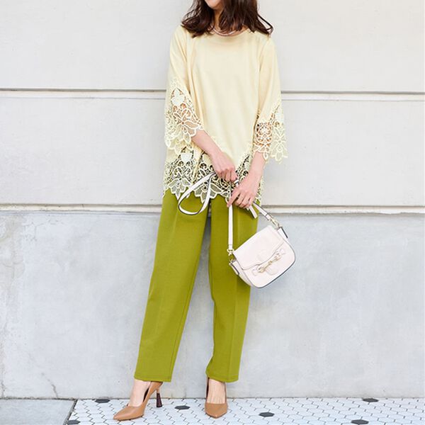 RANAN（ラナン）の「裾レース使いチュニック（チュニック）」｜詳細画像