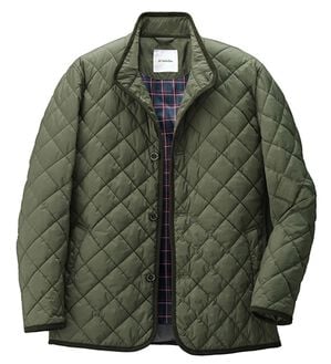 「＜ゴールデンベア＞ウォッシャブルキルティングジャケット（メンズジャケット）」｜カーキ