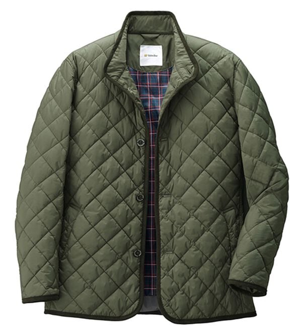「＜ゴールデンベア＞ウォッシャブルキルティングジャケット（メンズジャケット）」｜カーキ