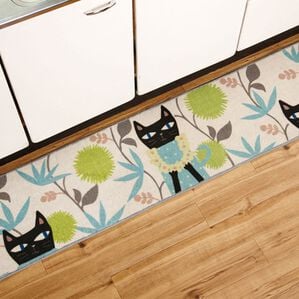 「洗えるロングキッチンマット（キッチンマット）」｜1