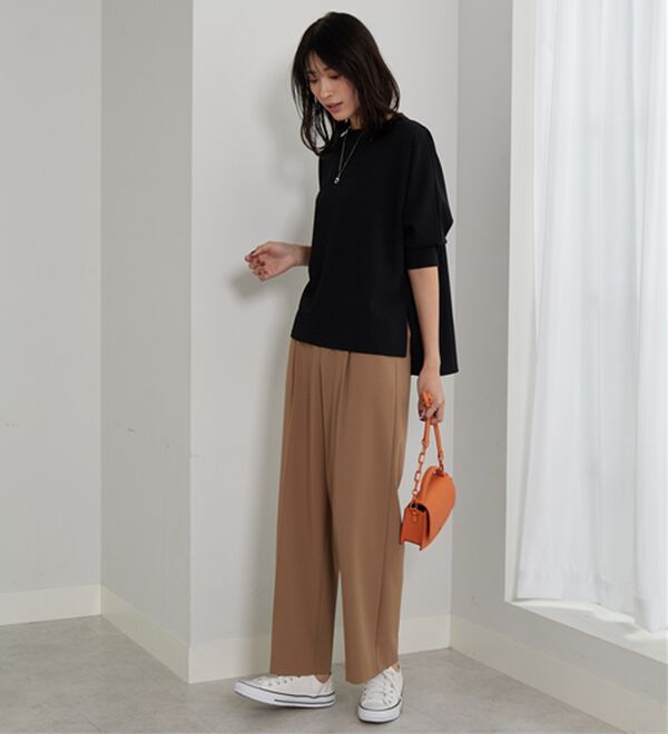 BELLUNA（ベルーナ）の「リブ切替ドルマンデザインプルオーバー（カットソー）」｜詳細画像